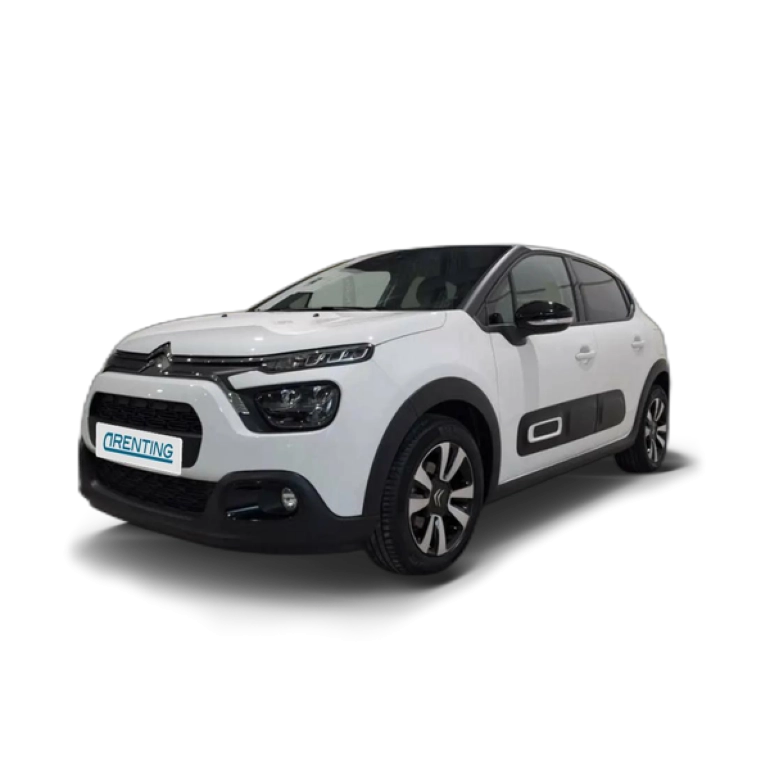 Renting Citroen C3 PureTech 81KW (110CV) Max Blanco