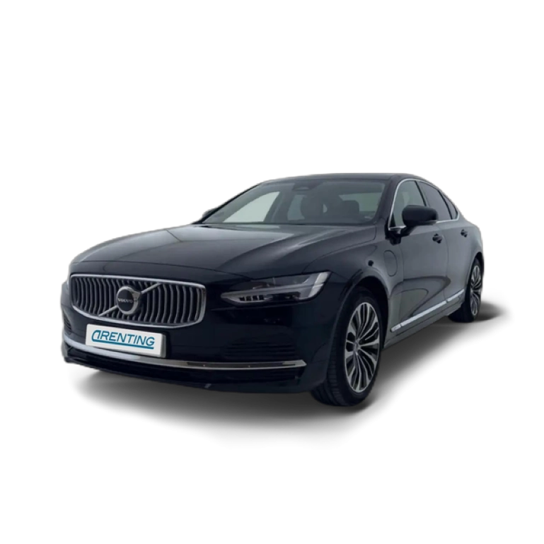 Renting Volvo S90 Recharge Bright Core T8 Plug-in-hybrid EAWD Automa Negro