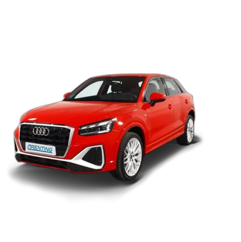 Renting Audi Q2 S LINE 35 TDI 110(150) KW(CV) S TRONIC Rojo