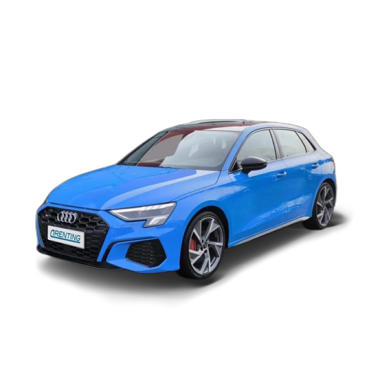 Renting Audi A3 S3 Sportback quattro S tronic Azul