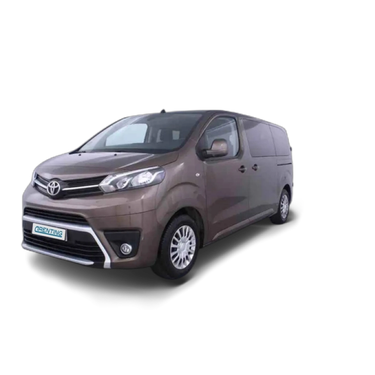 Renting Toyota Proace Shuttle L1 2.0D 9pl. VX 145 Marrón