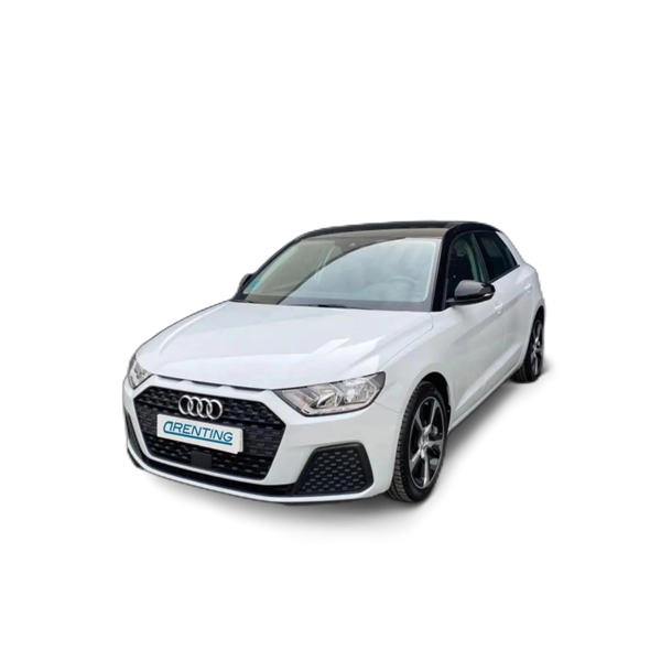 Renting Audi A1 Sportback 25 TFSI Blanco