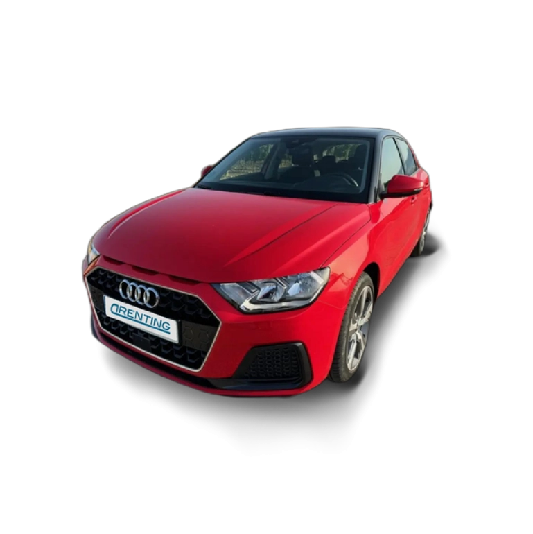 Renting Audi A1 Sportback 25 TFSI Advanced Rojo