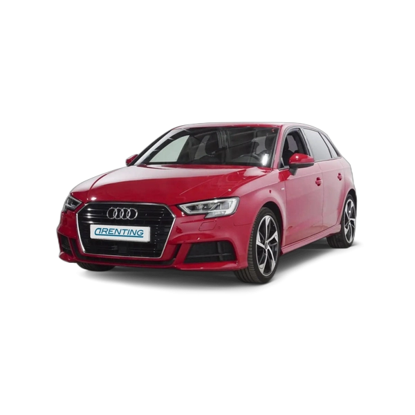 Renting Audi A3 Sportback 30 TDI ALL-IN edition 85kW Rojo