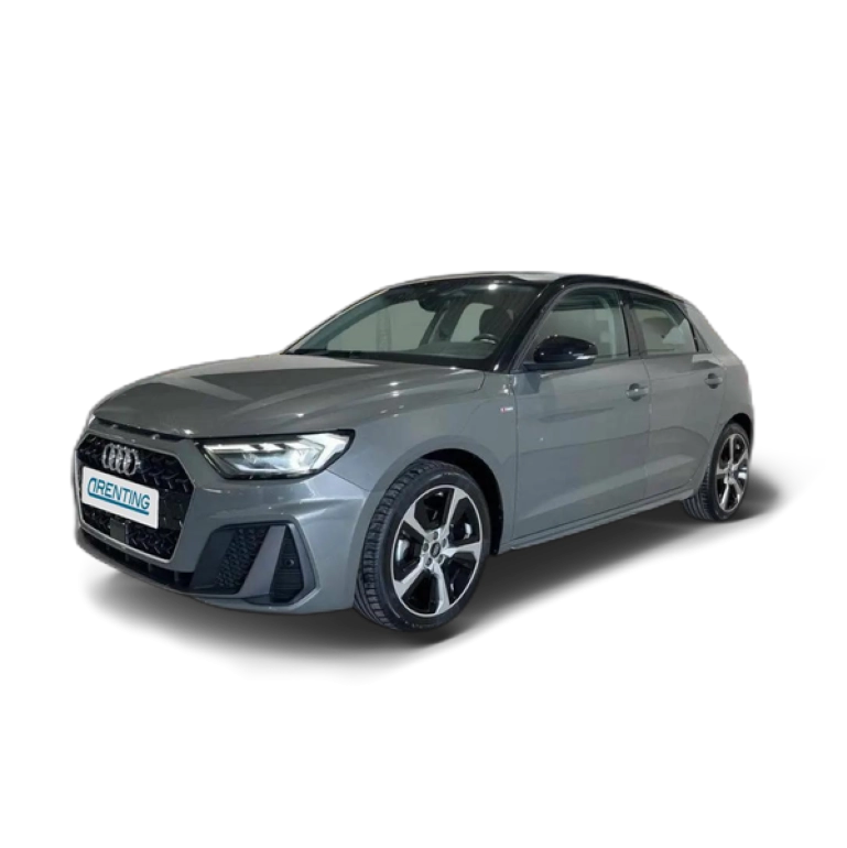 Renting Audi A1 Sportback 30 TFSI Adrenalin Black edition Gris