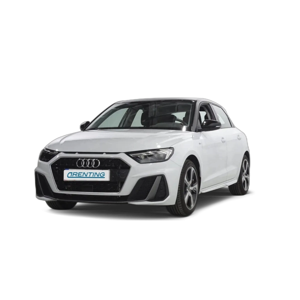 Renting Audi A1 Sportback 30 TFSI Adrenalin Blanco 1