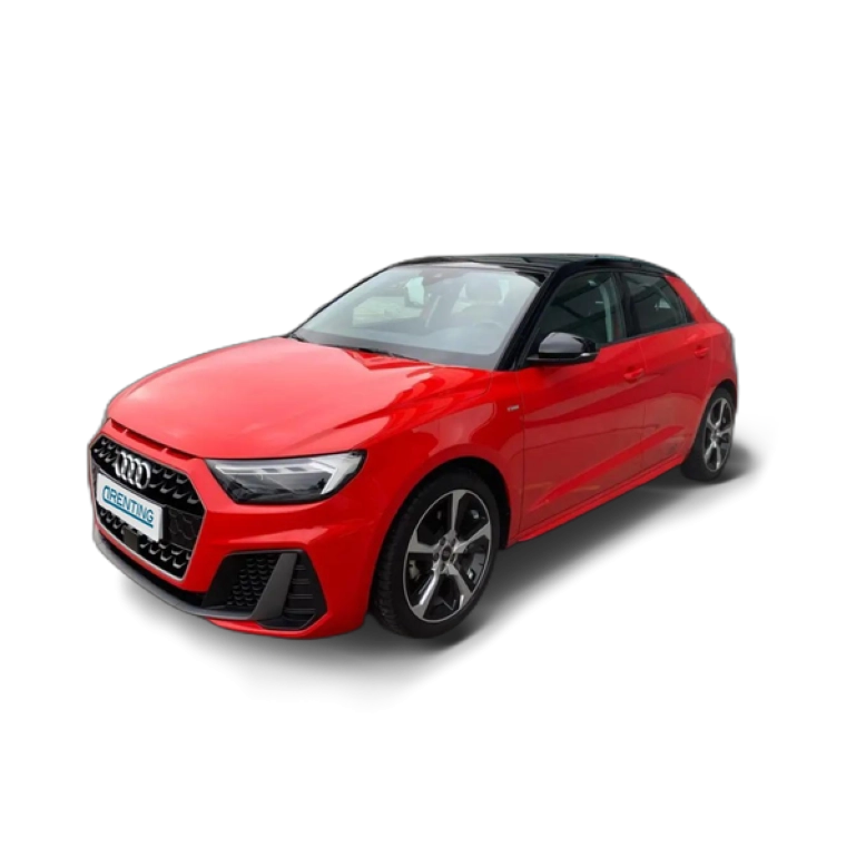 Renting Audi A1 Sportback 30 TFSI Adrenalin S tronic Rojo