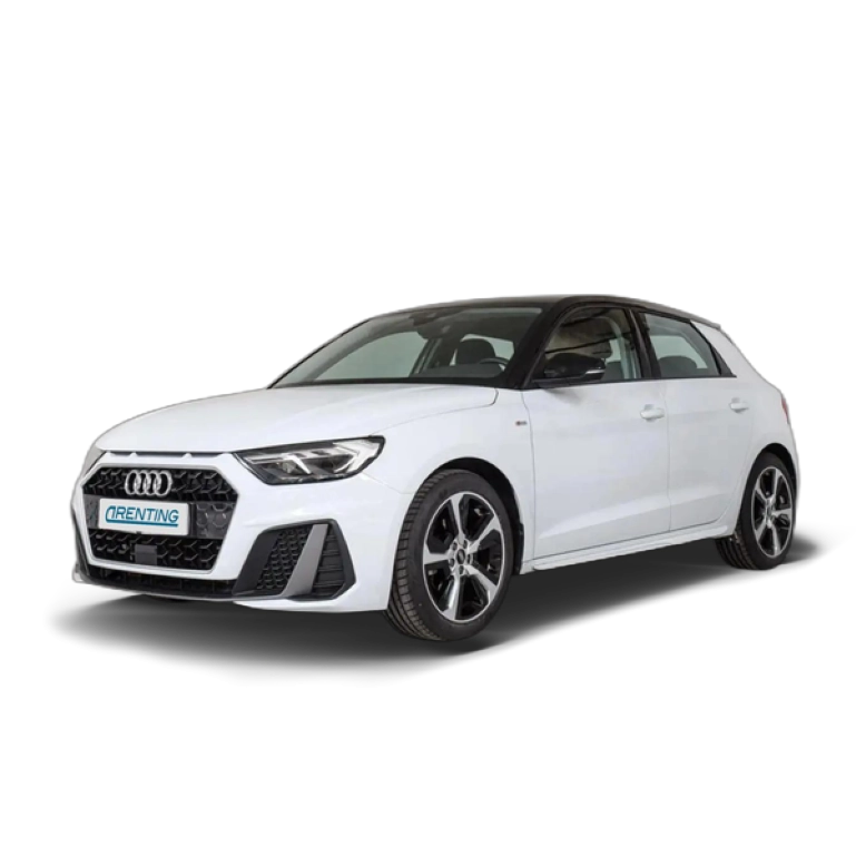 Renting Audi A1 Sportback 30 TFSI Adrenalin S tronic Blanco 1