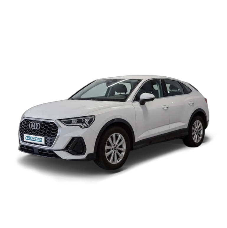 Renting Audi Q3 Sportback 35 TDI Advanced S tronic Blanco 1