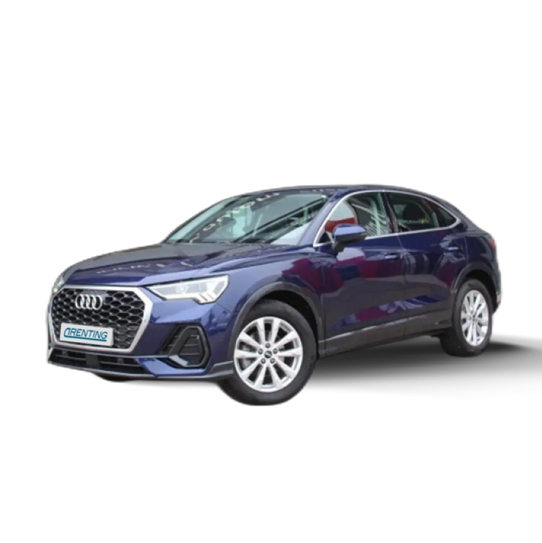 Renting Audi Q3 Sportback 35 TDI Advanced S tronic Azul 1