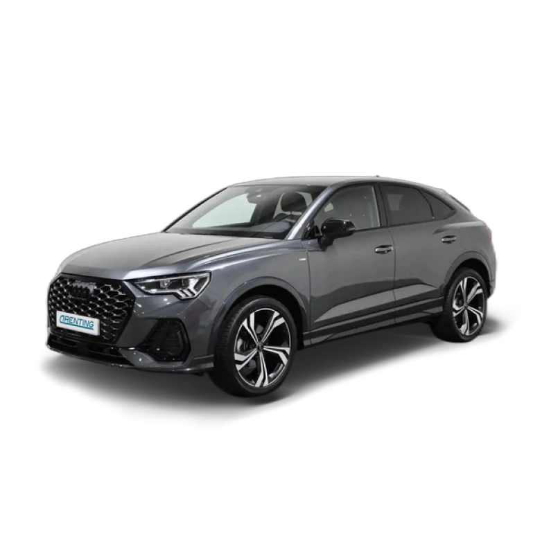 Renting Audi Q3 Sportback 35 TDI Black line S tronic Gris 1