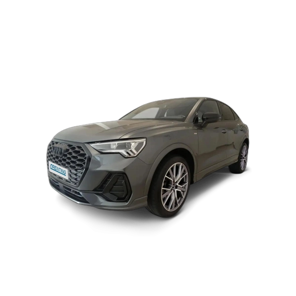 Renting Audi Q3 Sportback 35 TDI Black line S tronic Gris 3