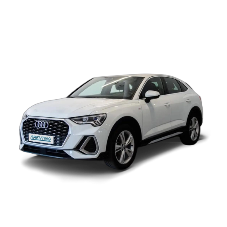 Renting Audi Q3 Sportback 35 TDI S line S tronic Blanco