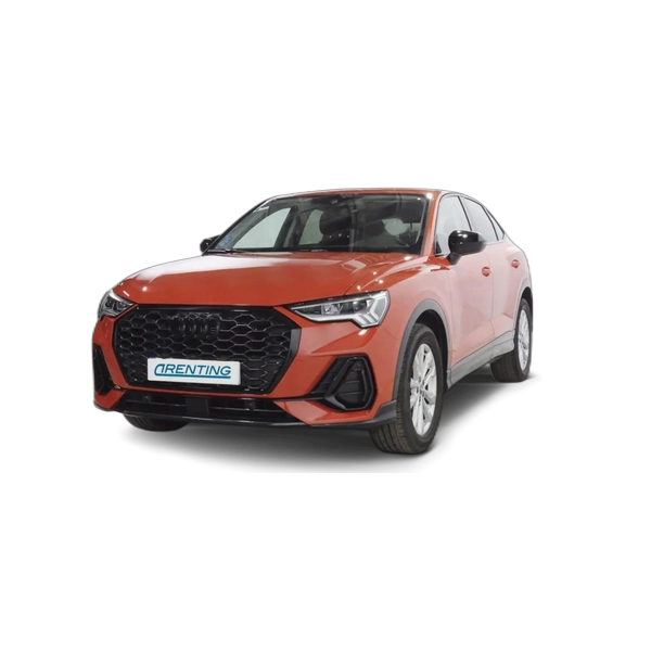 Renting Audi Q3 Sportback 35 TFSI Advanced S tronic Naranja