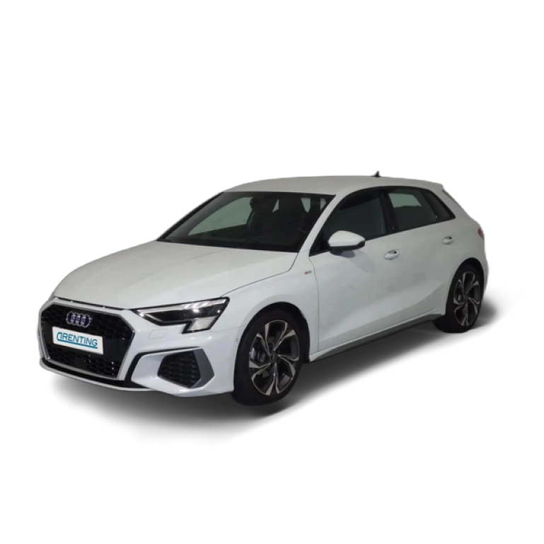 Renting Audi A3 Sportback 35TDI Genuine S tronic Blanco