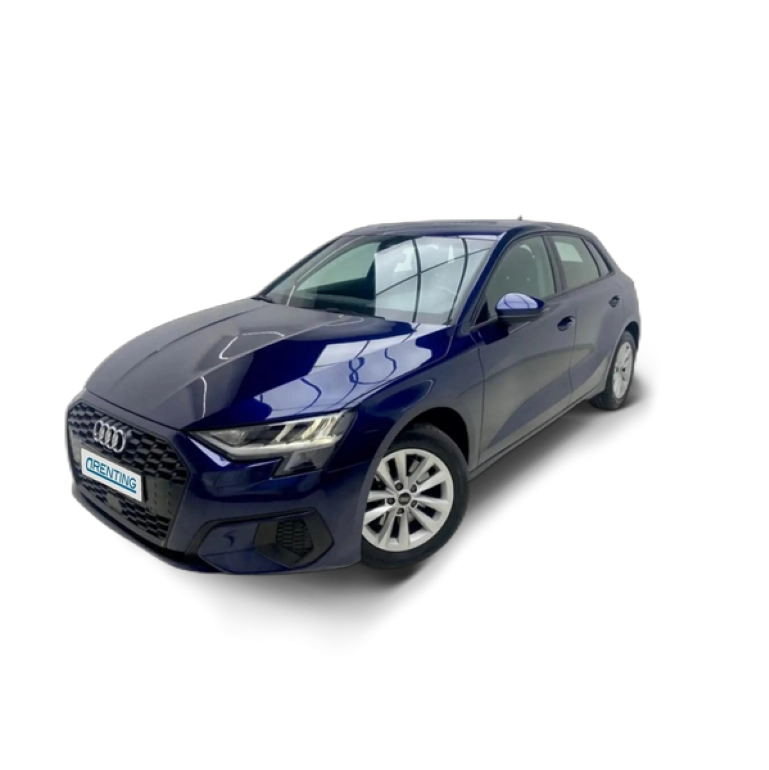 Renting Audi A3 Sportback 35TDI S tronic Azul