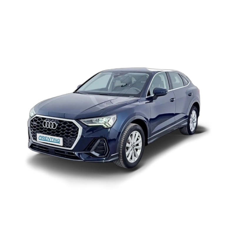 Renting Audi Q3 Sportback 40 TDI Advanced quattro S tronic Azul