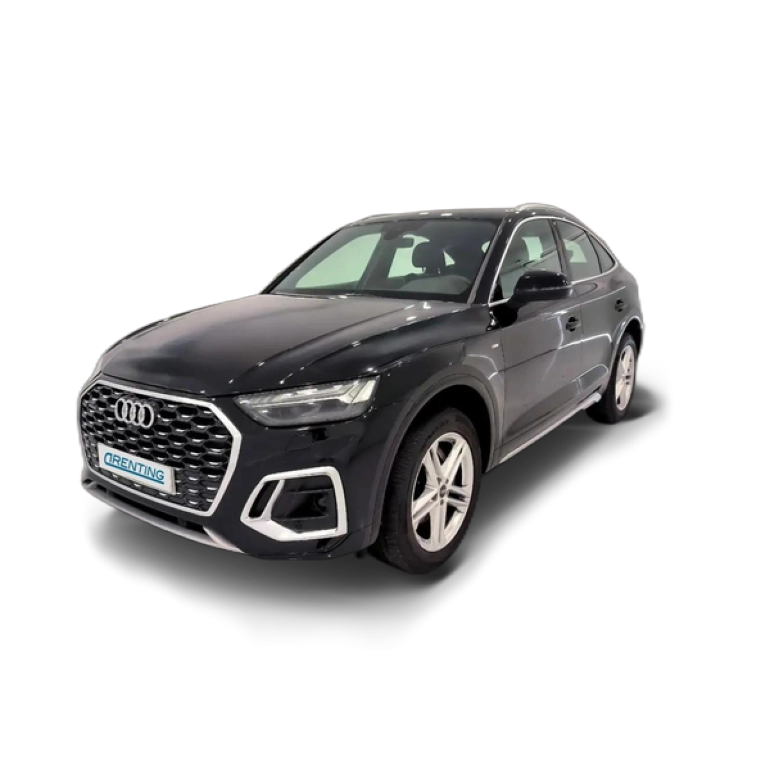 Renting Audi Q5 Sportback 40 TDI quattro-ultra S line S tronic 150 Negro 1