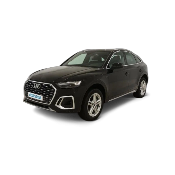 Renting Audi Q5 Sportback 50 TFSIe S line quattro-ultra S tronic Negro 1