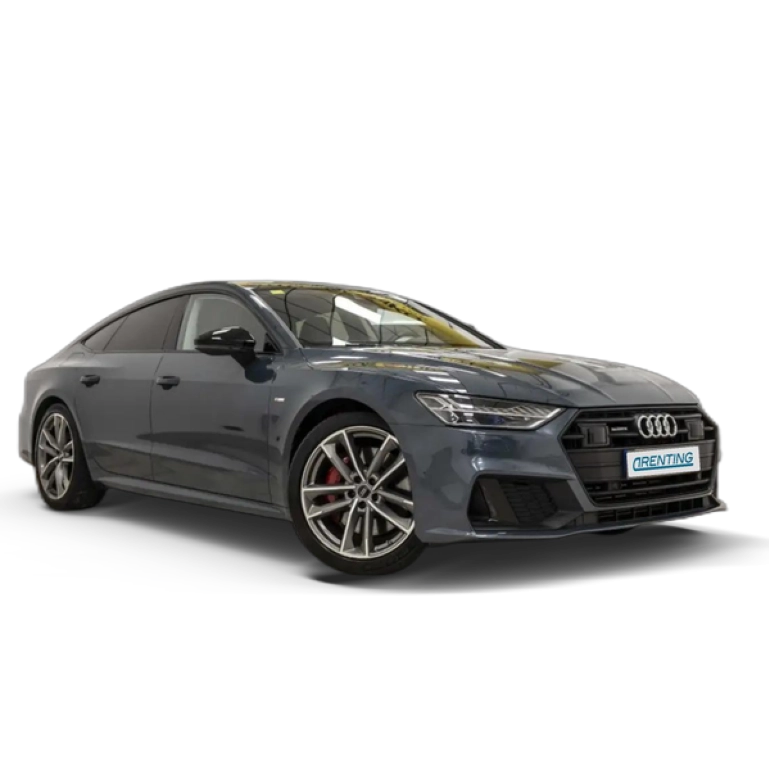 Renting Audi A7 Sportback 55 TFSIe quattro-ultra S tronic 270kW Verde