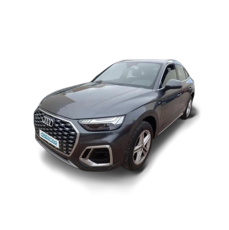 Renting Audi Q5 SPORTBACK S line 40 TDI 150kW quattro-ultra Gris