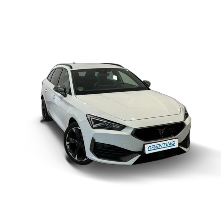 Renting CUPRA Leon Sportstourer 1.5 ETSI DSG 110KW Blanco