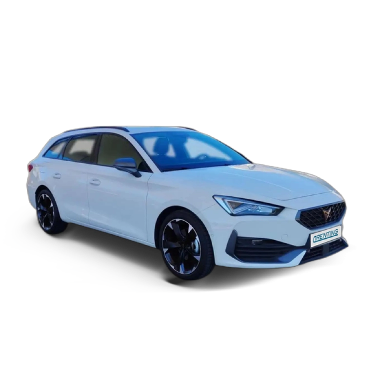 Renting CUPRA Leon Sportstourer 1.5 ETSI DSG 110KW Blanco 1