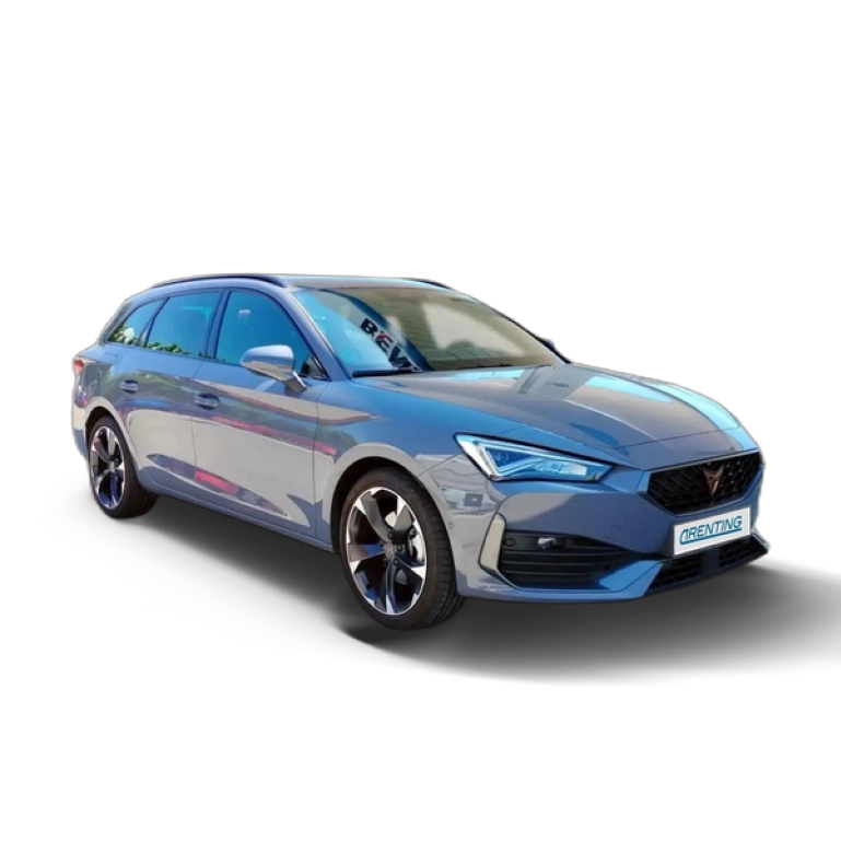 Renting CUPRA Leon Sportstourer 1.5 ETSI DSG 110KW Gris