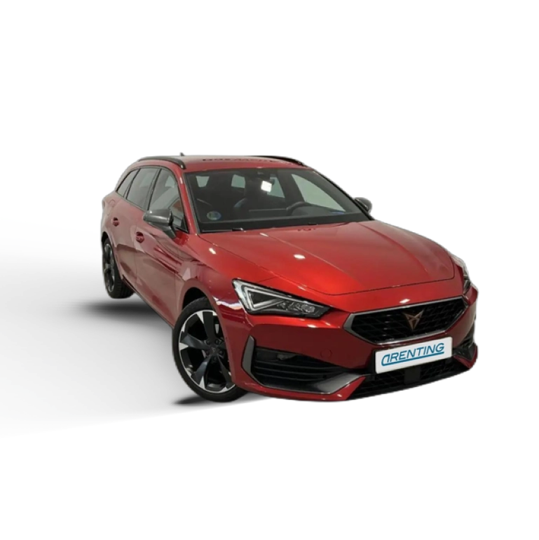 Renting CUPRA Leon Sportstourer 2.0 TSI DSG 140KW Rojo