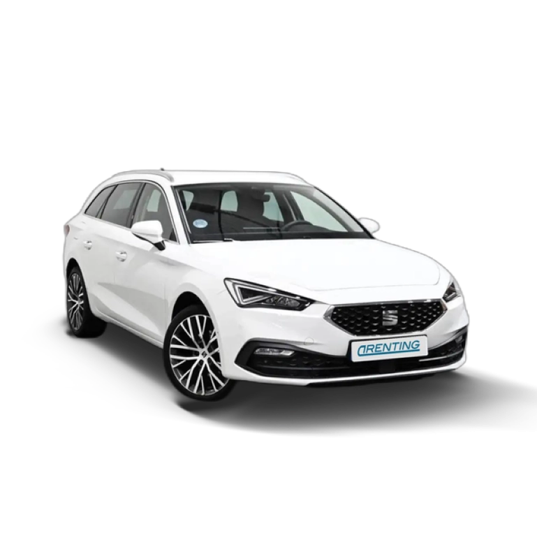 Renting SEAT Leon ST 1.5 TSI S&S Xcellence Launch Pack M 150 Blanco