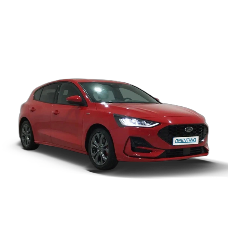 Renting Ford Focus ST-Line Rojo