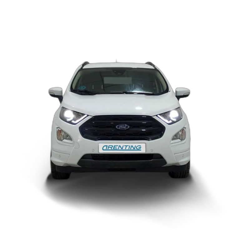 Renting Ford EcoSport ST-Line Blanco 1