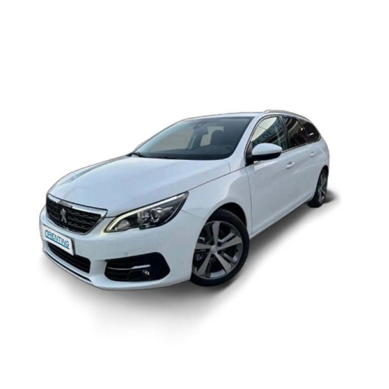 Renting Peugeot 308 SW 1.2 PureTech S&S Allure 130 Blanco 1