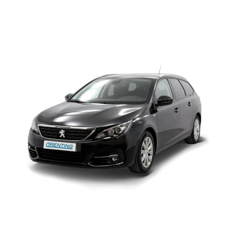 Renting Peugeot 308 SW 1.6BlueHDi S&S Style 100 Negro