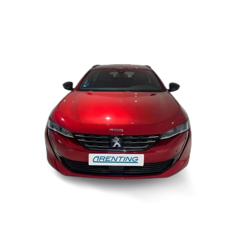 Renting Peugeot 508 SW  HYBRID 225 e-EAT8 Allure Pack Rojo