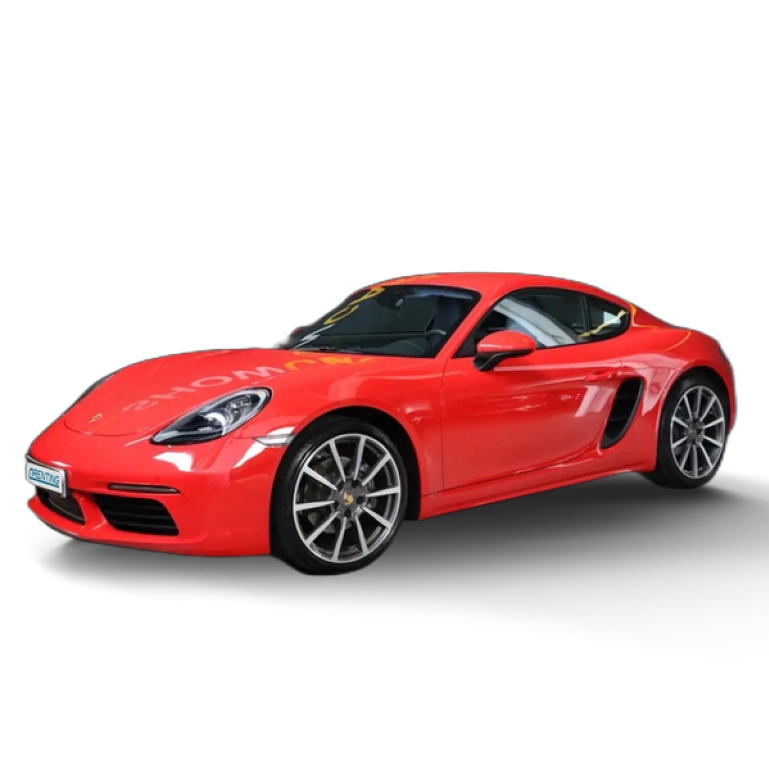 Renting Porsche Cayman T PDK Rojo