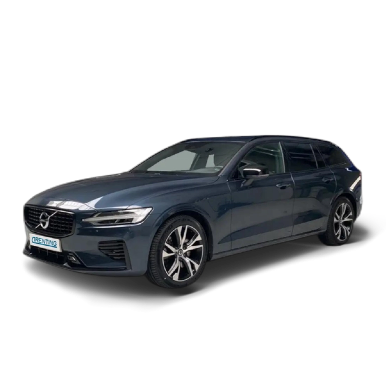 Renting Volvo V60 T6 Recharge R-Design AWD Azul