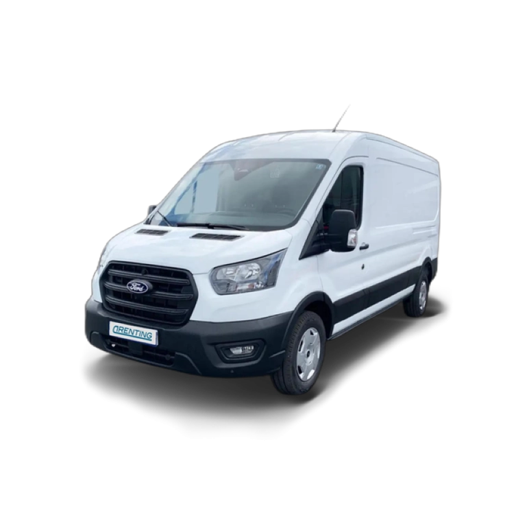 Renting Ford Transit 2.0 ECOBLUE 96KW 350 L3H2 TREND FWD 4P Blanco