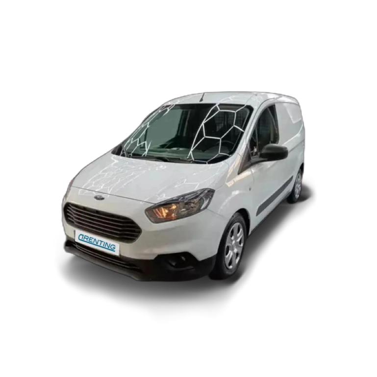 Renting Ford Transit Courier Van 1.5TDCi 75cv BOLA DE REMOLQUE Blanco