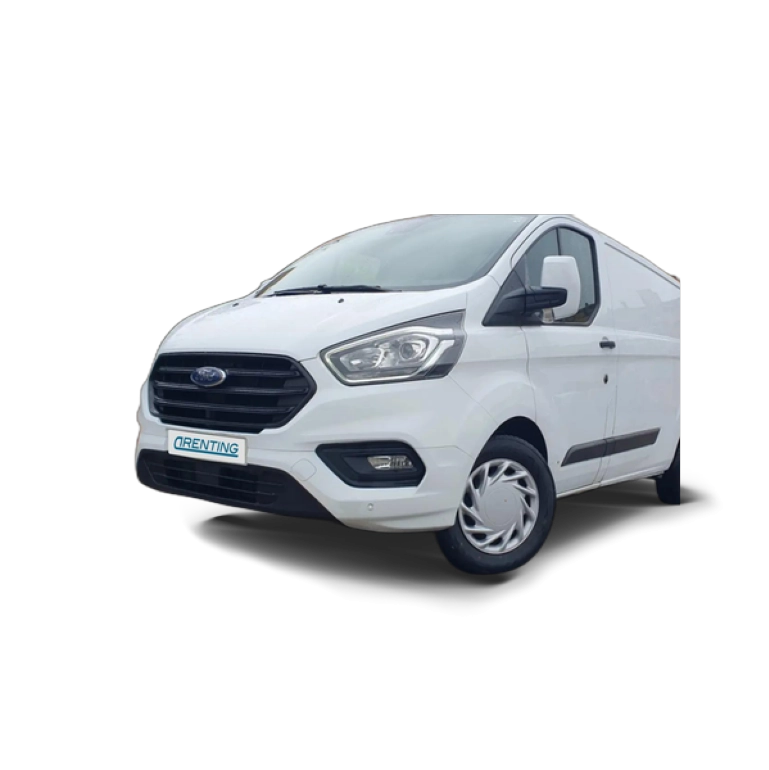 Renting Ford Transit Custom FT 320 L2 Van Trend EcoBlue Hybrid Blanco