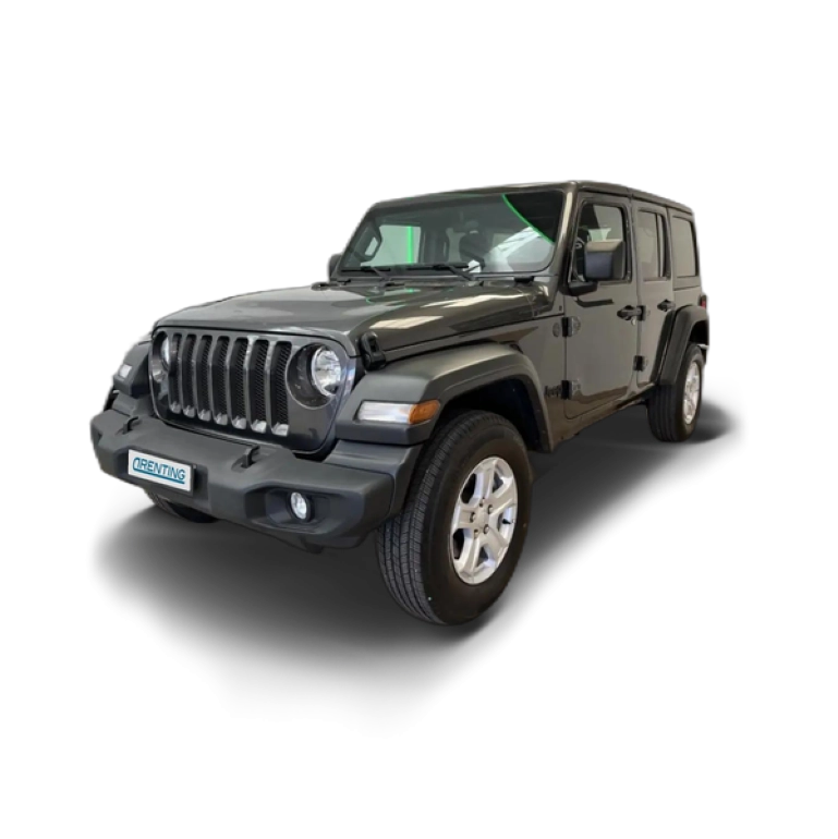 Renting Jeep Wrangler Unlimited 2.0T GME Sport 8ATX Gris