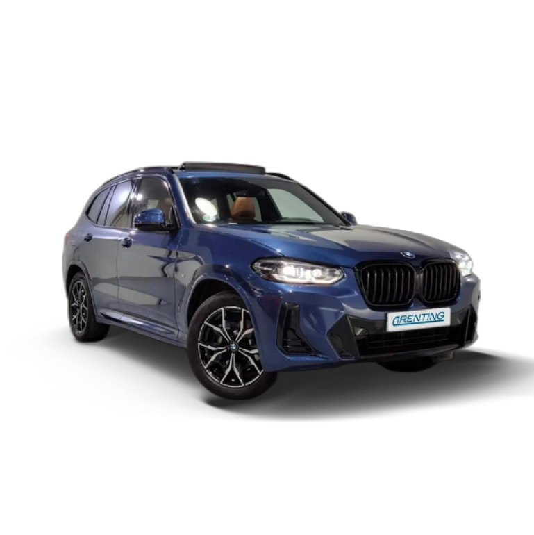 Renting BMW X3 xDrive 30dA xLine M Sport Azul