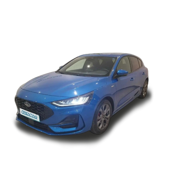 Renting Ford Focus 1.0 Ecoboost MHEV 92kW ST-Line Azul