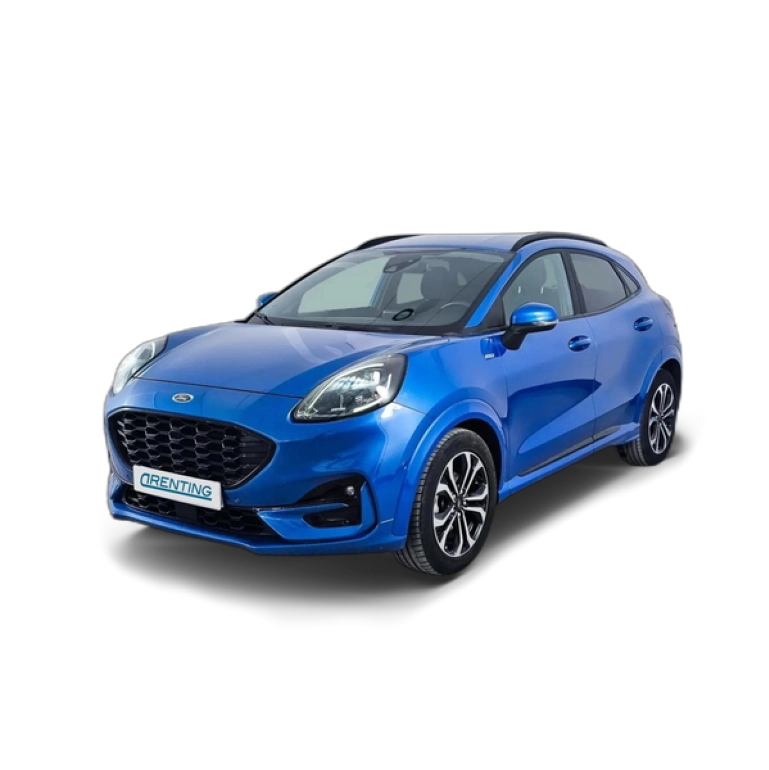 Renting Ford Puma 1.0 EcoBoost MHEV ST-Line Design 125 Azul 1