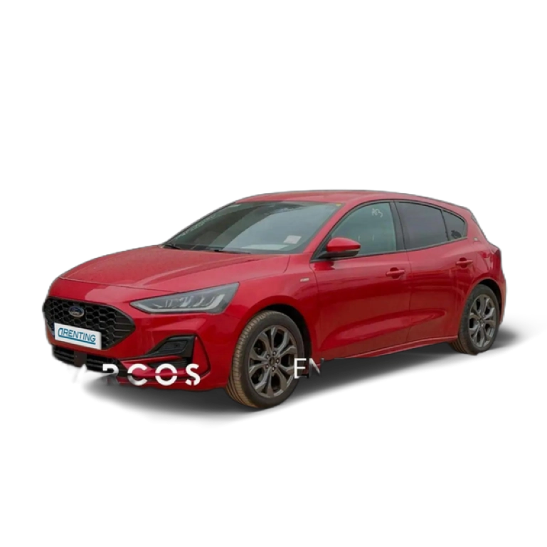 Renting Ford Focus 1.0 Ecoboost MHEV ST-Line X 125 Rojo