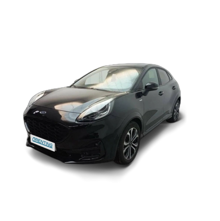 Renting Ford Puma 1.0 EcoBoost MHEV ST-Line X 125 Negro