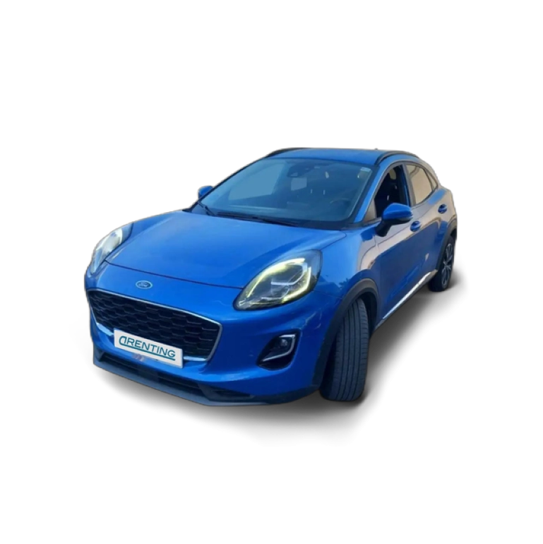 Renting Ford Puma 1.0 EcoBoost MHEV Titanium 125 Azul