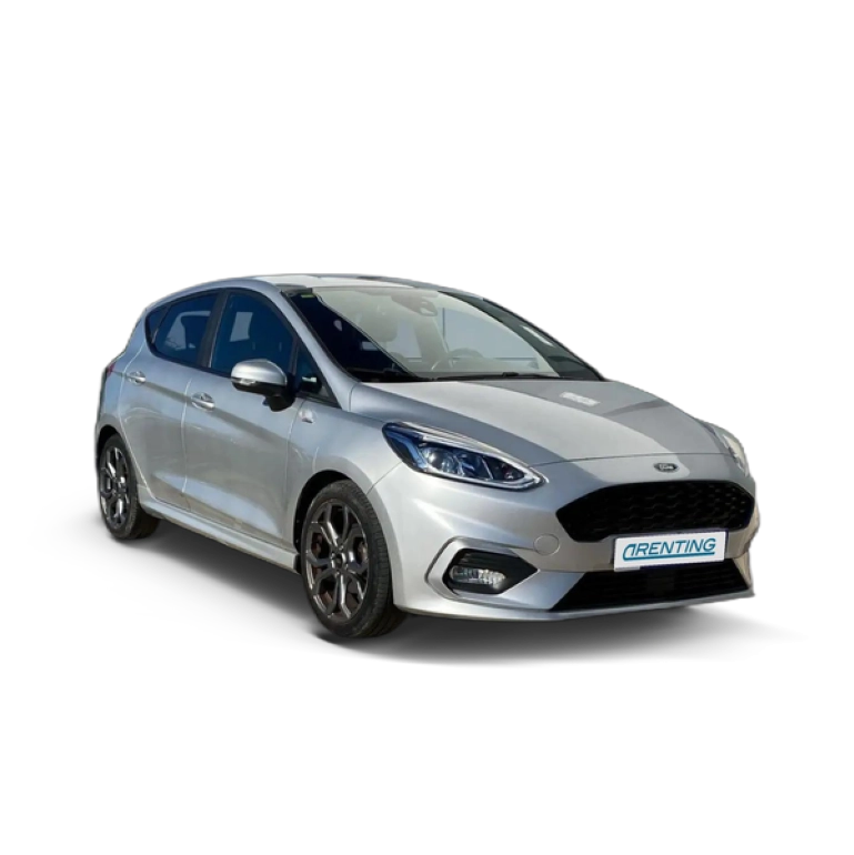 Renting Ford Fiesta 1.0 EcoBoost S/S ST Line 140 Plateado