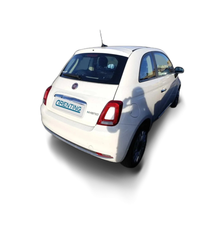 Renting Fiat 500 1.0 Hybrid Dolcevita 52kW Blanco 2