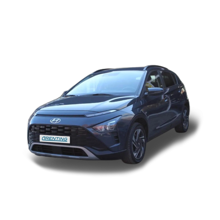 Renting Hyundai BAYON 1.0 TGDI 74kW (100CV) 48V Maxx DCT Negro